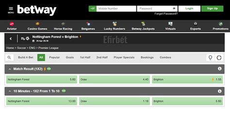 How to bet 10 minutes draw on Betway ᐉ Market Explained ️ .